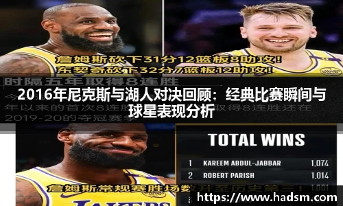 2016年尼克斯与湖人对决回顾：经典比赛瞬间与球星表现分析